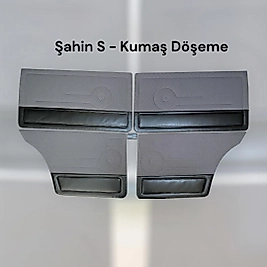 ŞAHİN S KAPI DÖŞEMESİ - KUMAŞ - GRİ RENK