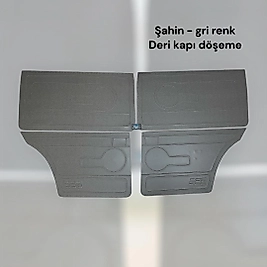 ŞAHİN KAPI DÖŞEMESİ - DERİ - GRİ RENK